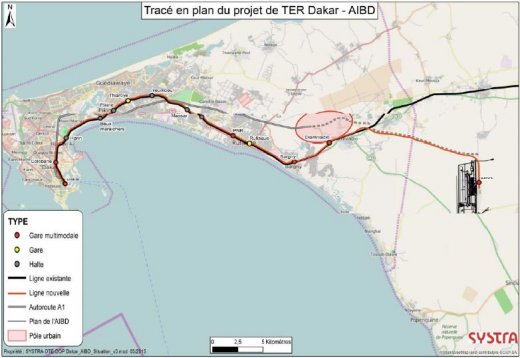 Lancement des travaux du TER DakarAIBD  A4 PERSPECTIVES